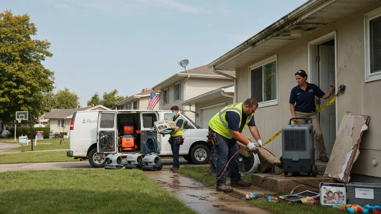 Water Damage Restoration in Pleasant Valley, IA near me